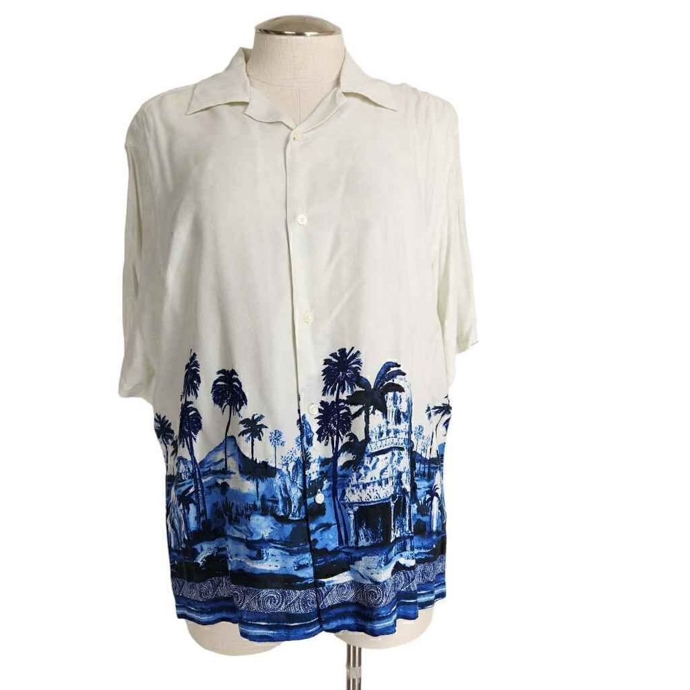 Axcess Hawaiian shirt Rayon size Large